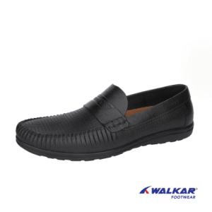 Men's Water Proof Moccasin Shoe-Black-858400008